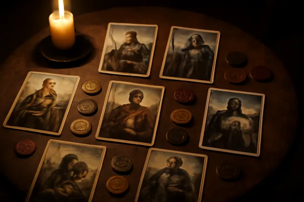 Avalon board game medieval themed cards