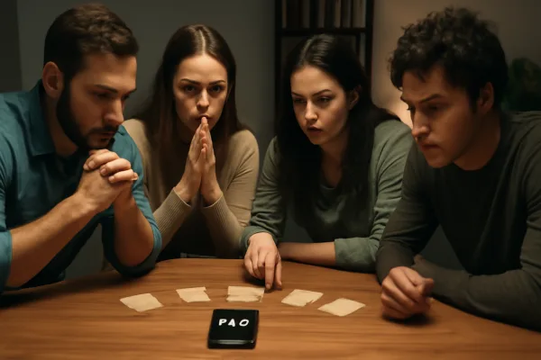 One Night Ultimate Werewolf role cards on table