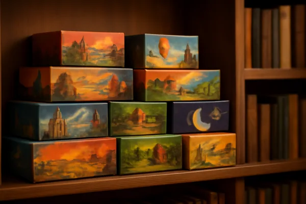 Collection of social deduction board games